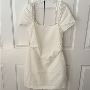 Zara warm white Mini Dress
